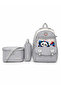Relaxion Children's School Bag Set – 3-Piece Pink Primary School Backpack with Lunch Bag and Pen Holder - 2