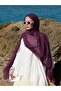 Aya Series Shawl - New Mürdüm - 3