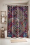 Spotted Horses Patterned Shower Curtain, Bathtub Curtain 175X200Cm