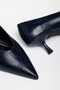Constanta Navy Blue Women's Heeled Shoes - 5