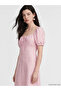 Trendlucky A-Line Floral Balloon Sleeve Dress with Difference - 2