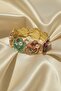 Colorful Elastic Flower Pearl Detailed Bracelet - 2