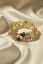 Colorful Elastic Flower Detailed Bracelet - 3