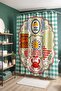 Fresh Lemons and Crabs Patterned Shower Curtain, Bathtub Curtain 175X200Cm - 4