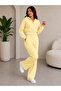 Women's Modal Top and Bottom Zippered Hooded Crop Set