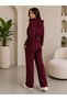 Women's Modal Top and Bottom Zippered Hooded Crop Set - 2
