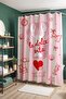 Pink Lobster Patterned Shower Curtain, Bathtub Curtain 175X200Cm - 4