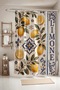 Lemon Tile Processing Patterned Shower Curtain, Bathtub Curtain 175X200Cm - 3