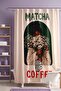 Matcha Daisy Girl Patterned Shower Curtain, Bathtub Curtain 175X200Cm - 2