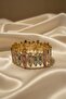 Colorful Elastic Zircon Stone Detailed Bracelet - 2