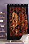 Horse Embroidered Patterned Shower Curtain, Bathtub Curtain 175X200Cm - 2