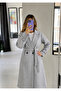 Long Buttoned Belted Cashmere Coat - 4