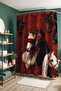 Blindfolded Horses Patterned Shower Curtain, Bathtub Curtain 175X200Cm - 4