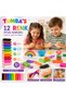 12-Piece Colorful Play Clay Set – Moldable and Bouncy Clay for Children