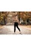 Striped Ribbed Velvet Bomber Jacket (Beige) - 2