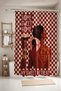 Home Sweet Home and Women Patterned Shower Curtain, Bathtub Curtain 175X200Cm - 3