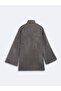 Slim Fit Tencel Halter Neck Gray Dress - 4
