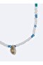 Blue Beaded Necklace - 2