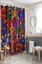 Girls in Ethnic Clothing Patterned Shower Curtain, Bathtub Curtain 175X200Cm - 5