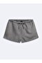 Mırela Tencel Mini Gray Jean Shorts - 3