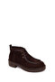 Women's Brown Lace-Up Thick-Soled Suede Leather Boots Af220008Ds - 7