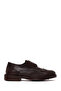 Men's Brown Lace-Up Leather Classic Shoes Wm620007Dv