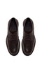 Men's Brown Lace-Up Leather Classic Shoes Wm620007Dv - 4