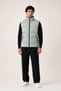 Men's Mint Green, Nova Fabric, Stand Collar, Water and Wind Resistant, Puffer Vest - 3