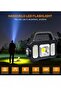 Solar Handheld Flashlight with USB Cable, 6 Modes Rechargeable Multifunction Lights Super Br - 5