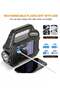 Solar Handheld Flashlight with USB Cable, 6 Modes Rechargeable Multifunction Lights Super Br - 6