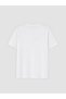 Vizyon New Season White Crew Neck Printed Men's T-Shirt - 5