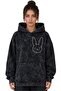 Bad Bunny Rapper Singer Printed Unisex Oversize Premium Washable Hoodie Sweatshirt - 4