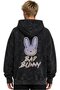 Bad Bunny Rapper Singer Printed Unisex Oversize Premium Washable Hoodie Sweatshirt - 3