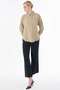 Half Pat Basic Blouse Beige - 2