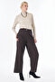 Elastic Waist Pants Brown