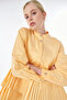 Pleated Cotton Tunic Orange - 7