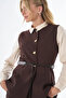 Vest and Pants Double Set Brown - 6