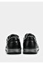 Black Leather Men's Sneakers - 4