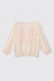 Girl's Ecru-Orange Blouse - 2