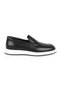 Men's Loafer 100% Genuine Leather Laceless Penny Moccasin Lightweight White Eva Sole Classic Casual Shoes H - 2