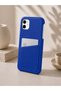 iPhone 11 (6.1 Inch) Compatible Leather Phone Case with Open Sides, Frameless Slim Design, Card Holder Compartment and Card Holder