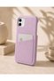 iPhone 11 (6.1 Inch) Compatible Leather Phone Case with Open Sides, Frameless Slim Design, Card Holder Compartment and Card Holder
