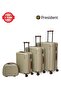 Premium 4 Piece Luggage Sets with PP Hardshell (14"20"24"28 ) 4224-CHAMPAGNE