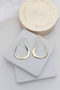 Wavy Large Danla Gold Women's Earrings (5cm) - 3