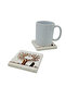 Tree of Life Printed Natural Stone Coaster 10X10 1G-Tree2 - 2