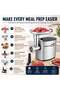 Electric Meat Grinder 2500W - 3 in 1 Heavy Duty Stainless Steel Multi-Function Meat Mincer with 3 Cutting Plates, Sausage Stuffer & Kibbeh Attachments for Kitchen - 2