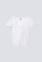 Women's basic v-neck t-shirt white - 3