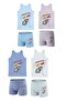 Cotton Boys' Printed Tank Top and Boxer Set, 4-Piece Set - 2