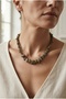Handmade Unakite Broken Stone Special Design Necklace - 4