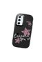 Samsung Galaxy A54 Compatible Leopard Pattern Stars Pattern Shock Absorbing Black Silicone Case with Camera Protection - 3